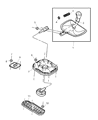 2002 Jeep Liberty Automatic Transmission Shifter Diagram - 5072401AA