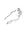 Chrysler EGR Valve Gasket Diagram - 4861535AA