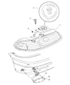 Dodge Caravan Headlight Diagram - V7107040AA