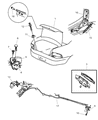 Dodge Stratus Trunk Lid Latch Diagram - 4814033AB