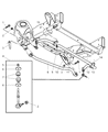 Dodge Track Bar Diagram - 52121235AA