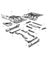 Jeep Floor Pan Diagram - 68003519AC