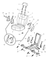 1999 Dodge Durango Cup Holder Diagram - SQ861C3AA