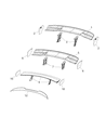 Dodge Viper Spoiler Diagram - 6FL62XXXAA