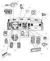 Dodge Ram 1500 Ignition Lock Assembly Diagram - 56049697AA