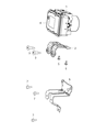 Dodge Dart ABS Control Module Diagram - 68240383AB