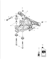 2010 Dodge Viper Differential Diagram - 5038307AE
