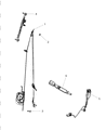 2012 Chrysler 300 Seat Belt Diagram - 1HZ171X9AC