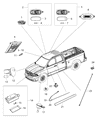 Jeep Interior Light Bulb Diagram - L0000578AB