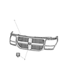 2007 Dodge Nitro Grille Diagram - 55079111AB