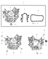 Jeep Wrangler Timing Cover Diagram - 68003438AA