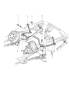 Dodge Durango Sway Bar Kit Diagram - 52106277AA