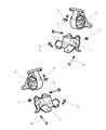 Jeep Grand Cherokee Engine Mount Diagram - 52058937AC