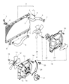Chrysler Sebring Engine Cooling Fan Diagram - MB906062