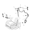 2004 Dodge Dakota Seat Belt Diagram - QP481DVAB