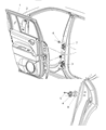 Jeep Compass Door Hinge Diagram - 5115713AH
