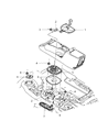 Jeep Liberty Automatic Transmission Shifter Diagram - 52128821AE