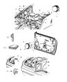 Jeep Car Speakers Diagram - 68039662AA