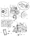 Chrysler PT Cruiser Wheel Hub Diagram - 4670292AF