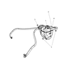Jeep Wrangler Coolant Reservoir Diagram - 55056622AB