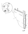 1999 Dodge Ram Wagon Door Hinge Diagram - 55346955