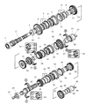 Chrysler Sebring Synchronizer Ring Diagram - MR581382