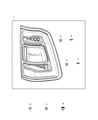 2020 Ram 1500 Back Up Light Diagram - 55112992AD