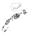 Dodge Magnum Steering Column Diagram - 5057191AF