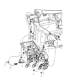Dodge Viper Brake Light Switch Diagram - 56038914AB