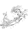 2002 Dodge Ram Wagon Parking Brake Cable Diagram - 52009121