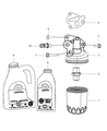 Chrysler Oil Filter Housing Diagram - 4781163AE