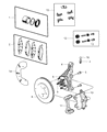 Ram C/V Brake Pad Diagram - 2AMV3762AB