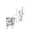 2001 Dodge Durango Antenna Diagram - 56043118AD
