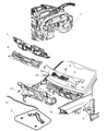 2017 Jeep Compass Weather Strip Diagram - 5030129AB