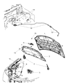 Chrysler Hood Hinge Diagram - 4894864AB