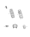2017 Jeep Cherokee Power Window Switch Diagram - 68271206AB