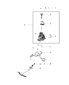 Dodge Dart Automatic Transmission Shift Levers Diagram - 68211004AB