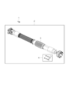2014 Jeep Wrangler Drive Shaft Diagram - 52123551AA