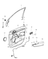 Dodge Durango Armrest Diagram - 6GF65DX9AA