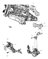 Ram 1500 Engine Mount Diagram - 68083017AE