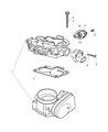 Dodge Throttle Position Sensor Diagram - 5019411AD