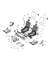 Dodge Durango Armrest Diagram - 1YQ16DX9AA