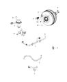 Ram Brake Booster Diagram - 68197370AA