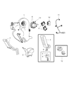 Dodge Durango Blend Door Actuator Diagram - 68089095AA