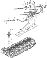 Dodge Ram 2500 Fuel Injector Diagram - R8024892AA