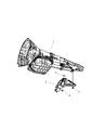 2006 Dodge Ram 1500 Transmission Mount Diagram - 5037742AC