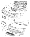 Jeep Air Deflector Diagram - 5179393AA