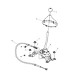 Chrysler PT Cruiser Shift Knob Diagram - 1BX47DKAAA