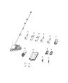Chrysler 200 Ignition Switch Diagram - 68299957AB