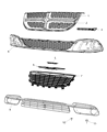 2015 Chrysler Town & Country Emblem Diagram - 68100696AA